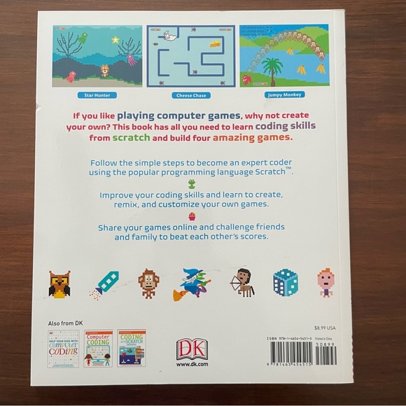 Lot of 3 books for Coding Games in Scratch. Step-By-Step Visual Guides - Picture 6 of 11